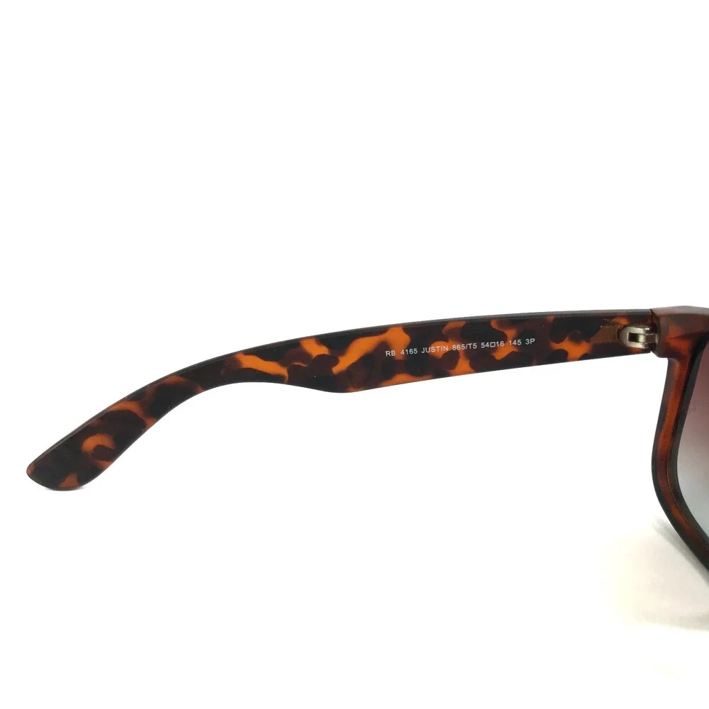 Ray-Ban Sunglasses RB4165 JUSTIN 865/T5 Matte Havana w Brown Gradient Polarized